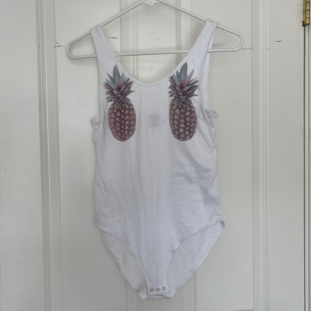 Victoria’s Secret Pink Pineapple Body Suit